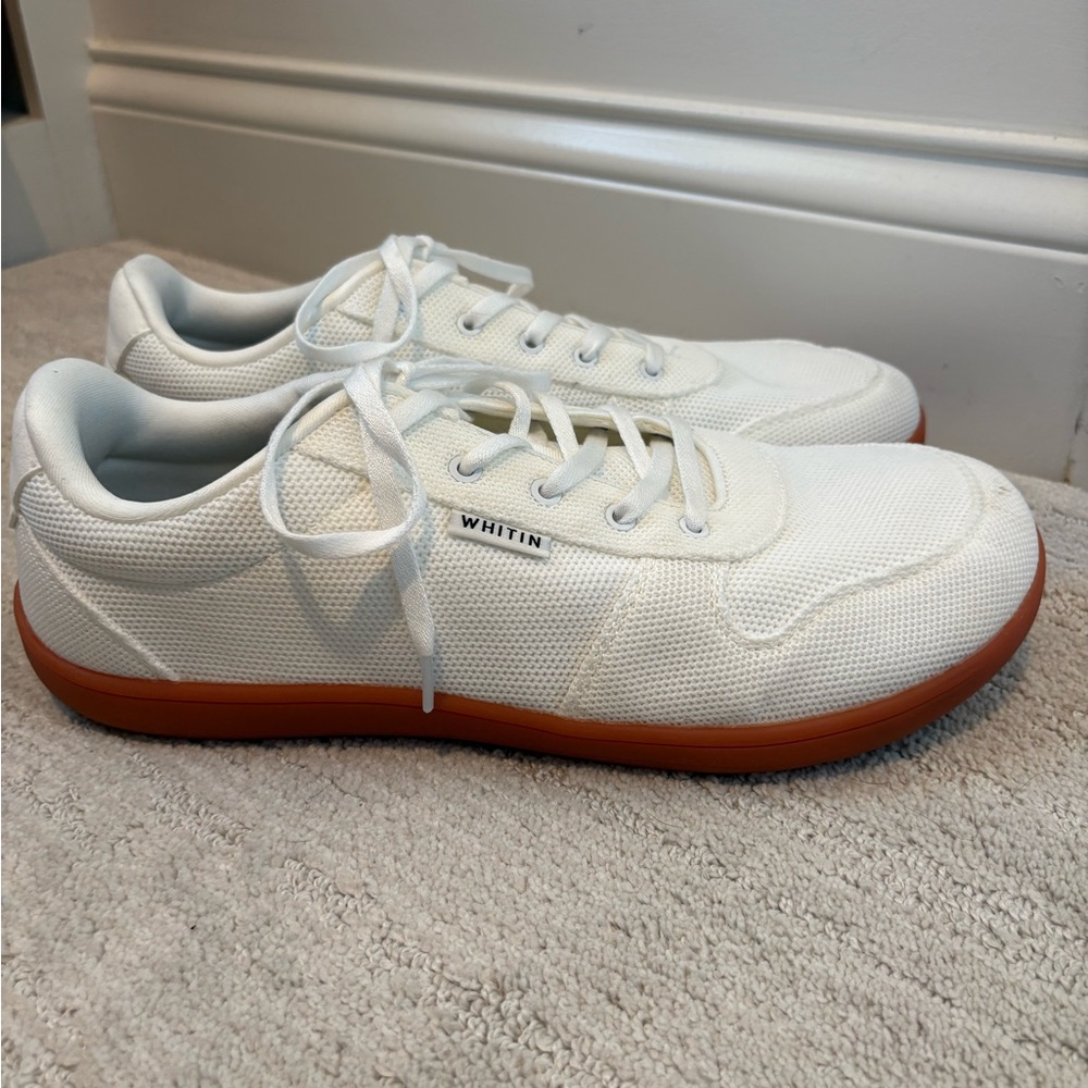 WHITIN Men's White Sneakers Size 47/ US Men’s 13 EUC